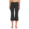 MOVE BEYOND Buttery Soft Women's Bootcut Yoga Capris with 4