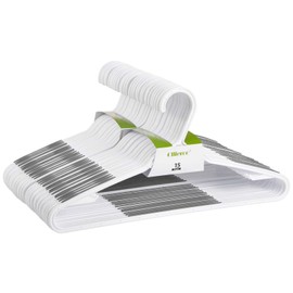 Ollieroo 30 Pack Bendable Plastic Hangers Light-Weight Non-Slip Clothes/Suit Hangers(Grey)