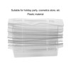 60pcs Lip Balm Pouches Professional DIY Clear Plastic Lip Balm