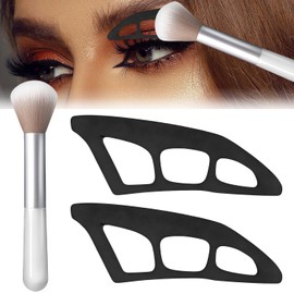 UTXN 3Pcs Eyetour Eyeshadow Tool, Yeliner Tool, Eyetour, Eyeshadow, Eyetour Stencil, for Perfect Cut Crease & Smokey Eye, Precision Makeup Applicator Templates