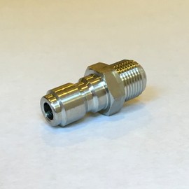 HOTEISON One-Touch Coupler, High Pressure Washer, Washing Nozzle, High Pressure Hose, Connection, Universal Socket, Adapter, 3/8 (Male - G3/8 Male Thread)
