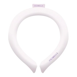 Neck Cooling Tube/Portable Neck Ice Ring, Neck Cooling Wraps for Summer/Wearable Cooling Neck Wraps for Summer Heat/Hands Free Cold Pack/Reusable Ice Neck Cooler (Check Lilac Ash, M)