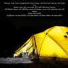 LED Camping Lantern USB Rechargeable Hourglass Solar Powered Camping Light