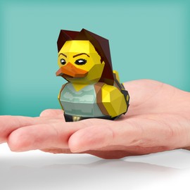 TUBBZ : Tomb Raider - Lara Croft Cosplaying Rubber Duck Vinyl Figure (‎Lara Croft (Mini))