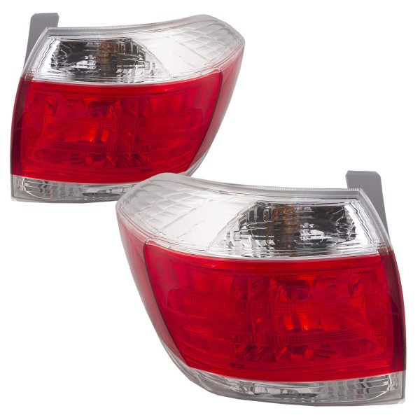 Headlightsdepot Tail Light Set Driver & Passenger Side Assembly Fits