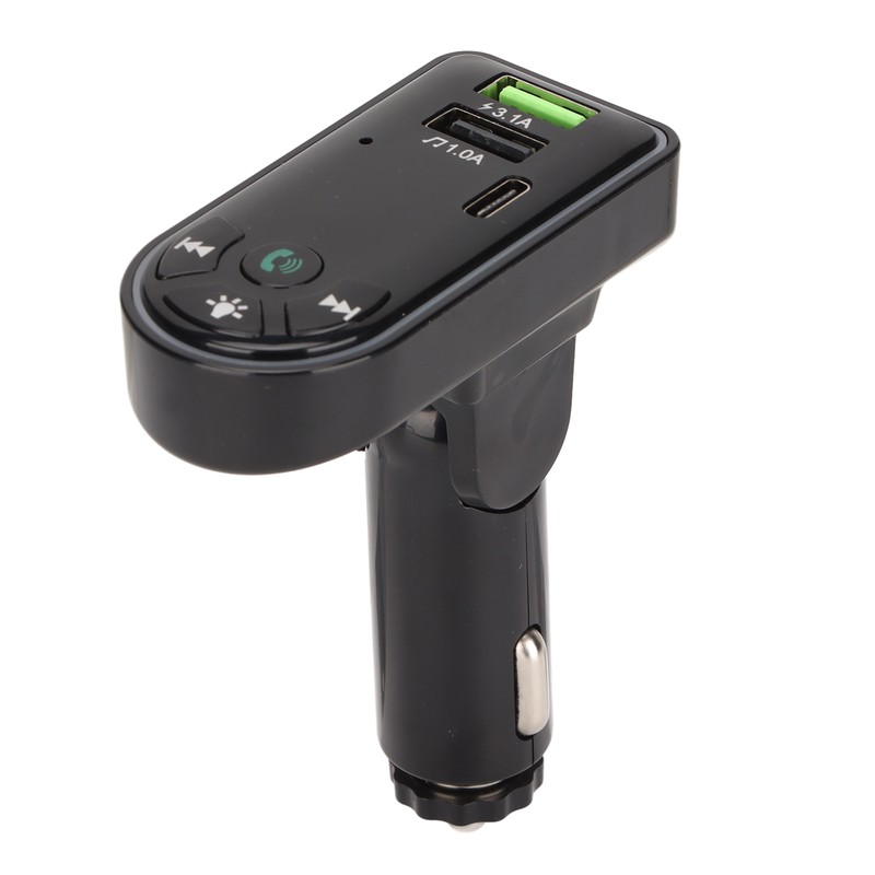 Car MP3 Player Hands Free Stereo Dual USB Charging Bluetooth