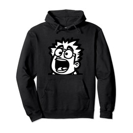 Cool Funny Caricature Character Illustration Graphic Designs Pullover Hoodie