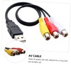 CAXUSD USB to Audio Cables Set Adapter for Tv and
