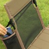 Cojín De Silla De Playa Plegable Portátil Con Respaldo Trans
