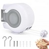 MANLVCLY Retractable Clothesline Outdoor - 2x49 Feet Heavy Duty Dual
