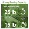Aidoclip 2PCS Ceiling Hooks for Hanging Plants,Heavy Duty Plant Swag