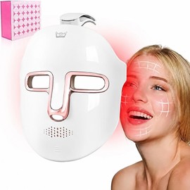 Máscara facial led terapia de luz, Máscara facial led de 7 colores, Terapia de luz, Eliminación de Acné, Para uso doméstico y en salones de belleza