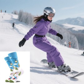 CORNER RUNNER 4Pcs Ski Gifts for Skiers, Funny Skier Accessories for Snow Sports Lovers, Ski Themed Gifts for Birthday Christmas Winter
