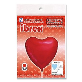 HOEKO: Metallic Balloons IB Heart 14" Metallic Red 005975987