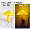 AUSAYE 3 Pack Sensor LED Mushroom Night Light Plug in