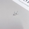 Cute Fish Tiny Stud Earrings for Women S925 Sterling Silver