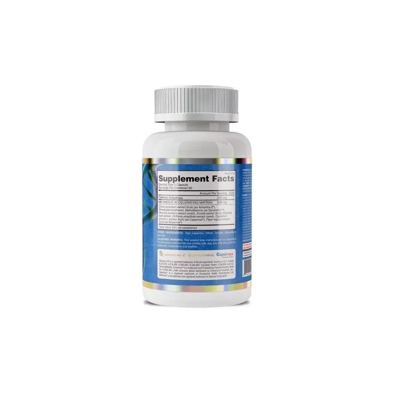 Termogenico Evogen Lipocide Xtreme 60 Capsulas Energia Sabor Sin sabor