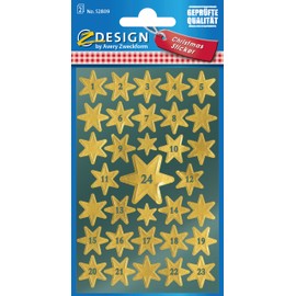 Avery Zweckform 52771 Christmas stickers, Pack of 36