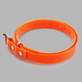 PETINCCN Replacement Extra TPU Dog Collar Strap Band Buckle for 998DBB or 998DRB Dog Training Pet Shock Bark e Collars 3/4" TPU Collar Adjustable Waterproof Odor Proof Pets Safe Belt Fence Orange