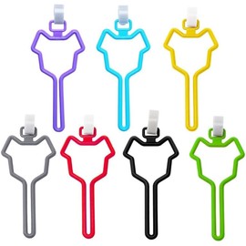 Kisangel Clip Para Bolsa De Caca De Perro Soporte Para Bolsa De Residuos Clip Para Correa De Perro Manos Libres Dispensador Para Paseos Viajes Y Cochecitos Set De 7 Piezas