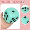 sourcing map Foam Dice, 8cm/3.15inch Eva 6-Sided Dice Stress Ball