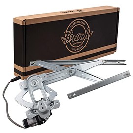 Brock Replacement Drivers Rear Power Window Lift Regulator w/Motor Assembly Compatible with 1999-2012 F250 F350 F450 Super Duty Crew Cab Pickup Truck