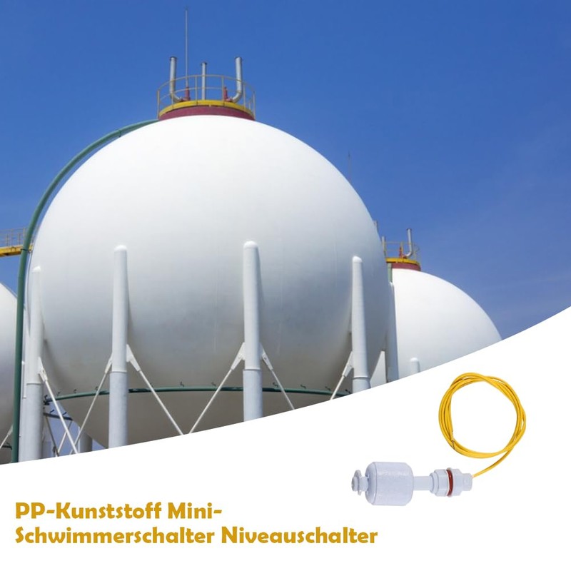 Flüssigkeit Schwimmerschalter,5 Stück Wassertank Pool Flüssigkeitsstandsensor Controller,Wasserstand Sensor für Hydroponics