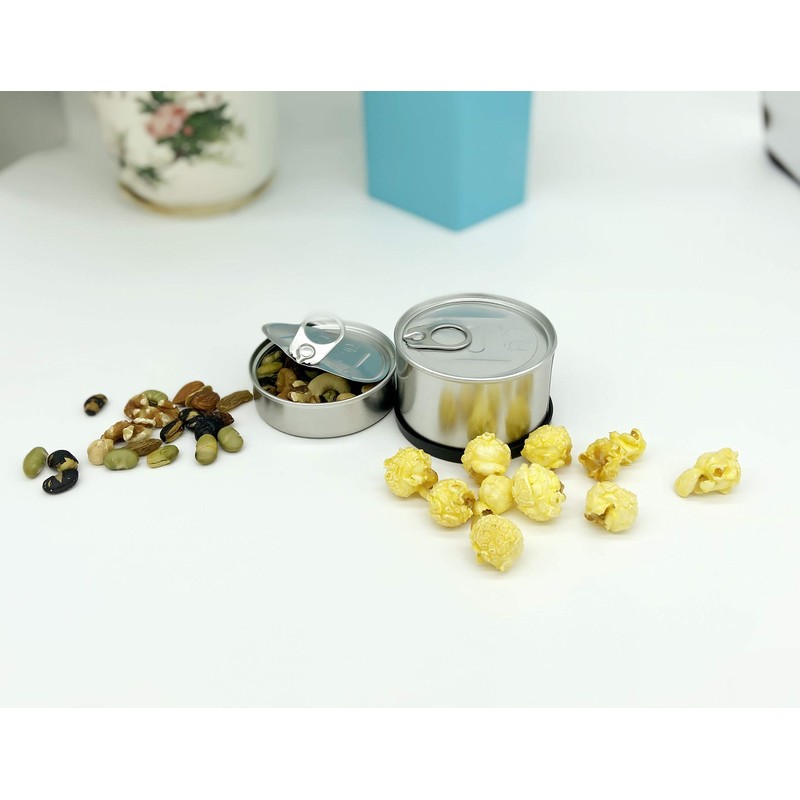 DOUKI 20sets Cali Self-seal Tin Can with Lid - Tuna