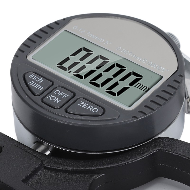 Digital Thickness Gauge 0.001mm/0.00005in 0‑12.7mm Electronic Micrometer Thickness Meter with