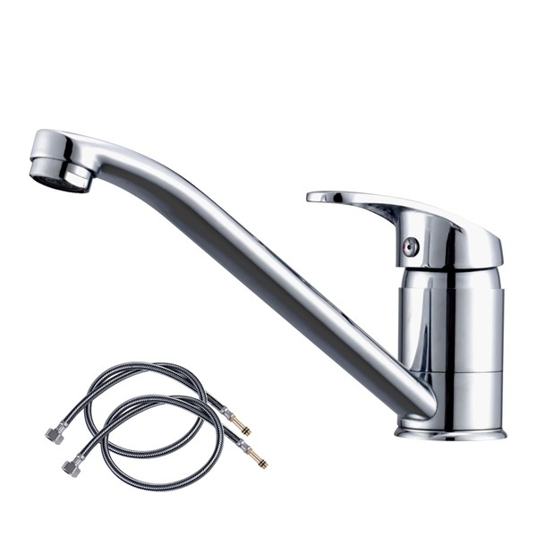 Classic Kitchen Sink Mixer Tap One-Handle Low Arc Kitchen Faucet