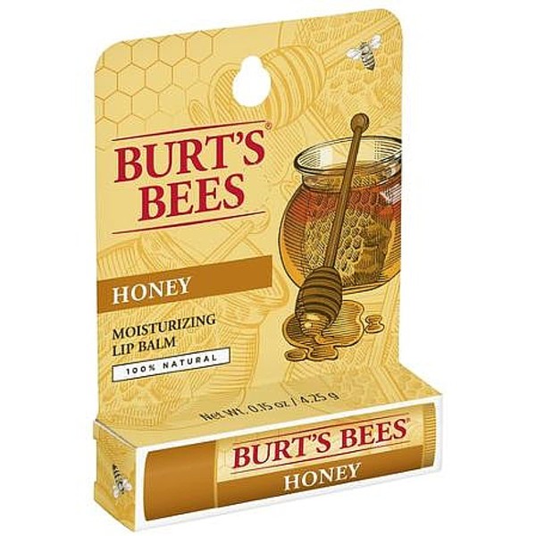 Burt's Bees Lip Balm, Honey, 0.15 oz, 2 pack