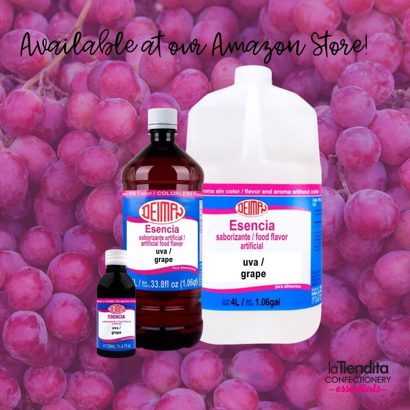 Deiman Artificial Food Flavor Grape Essence (33.8 fl oz)