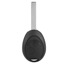 EVGATSAUTO Replacement Car Remote Key Fob Case, 2 Buttons Car Remote Control Key Shell Cover Suitable for Mini One S R50 Black