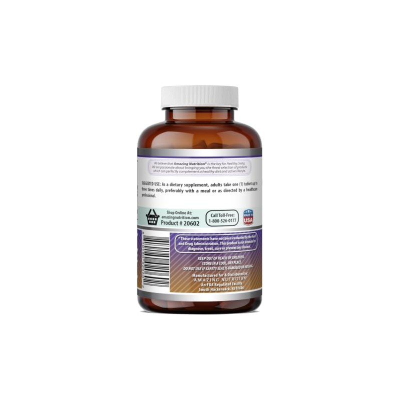 Amazing Nutrition Arginina 1000 120 Tabletas Suplemento Alimenticio Rutina Diaria