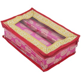 EliteKoopers Pink Bangle Storage Jewellery Box Bracelet Gift Box Indian (2 Rod)
