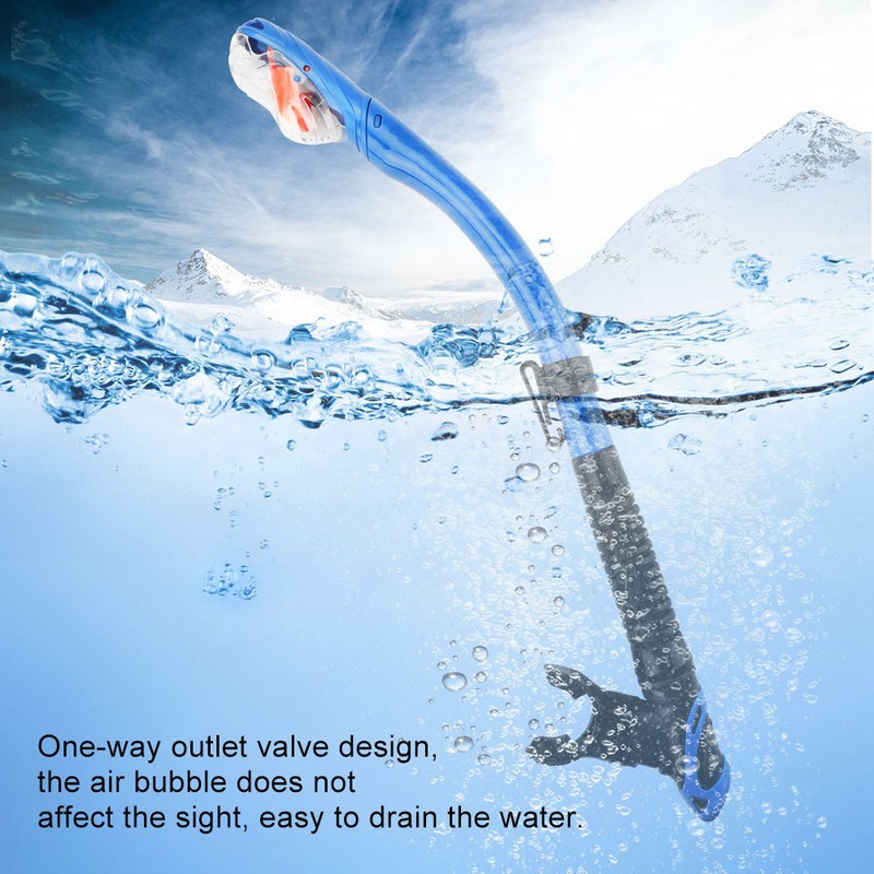 KEEP DIVING Full Dry Breathing Tube Diving Swimming Snorkel Underwater
