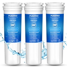 PURIFRIZ 3 Pack 836848 Refrigerator Water Filter Compatible with Fisher & Paykel 836860, 862285, 862284, E402, E442B, E522B, RO185014, RO185011, NSF/ANSI 42&372 Certified, 6 Month / 300 Gallon