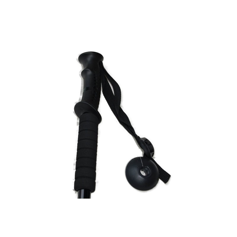 GLASEA® 2x Antishock Trekking Walking Hiking Pair Sticks Poles (black)