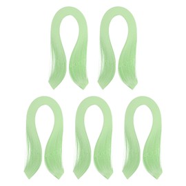 PATIKIL 600pcs Quilling Strips Paper 1/8"(3mm) 39cm Origami Paper Quilling Strip for Art DIY Hand Craft Christmas, Light Green