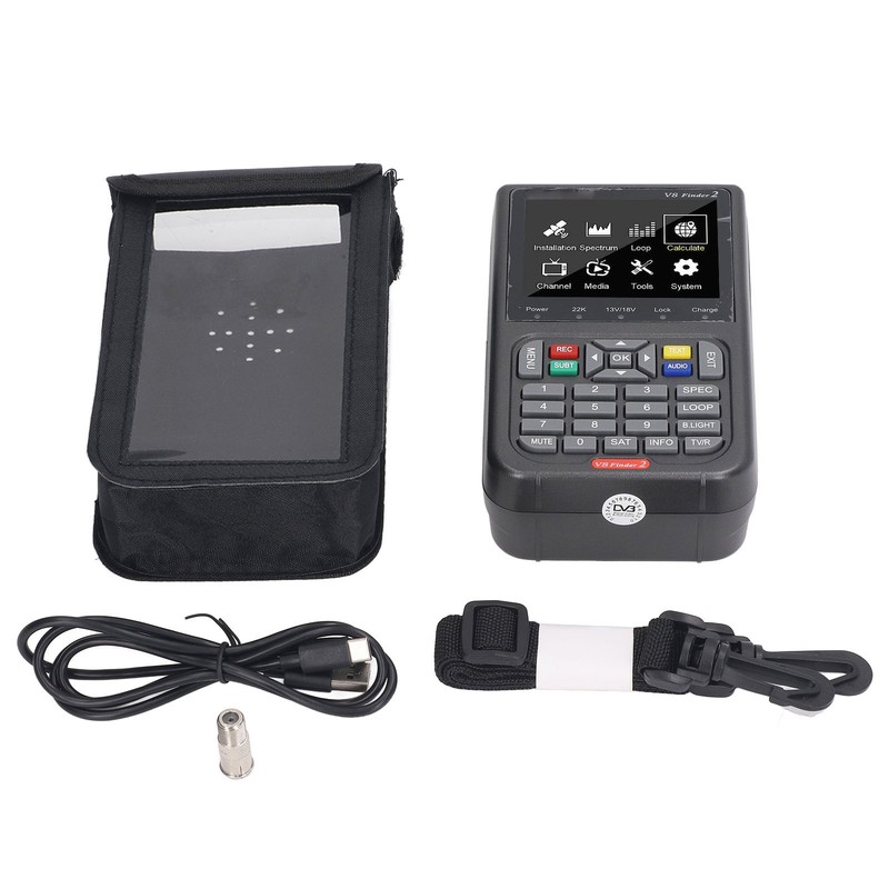 Digital Satellite Finder LCD Screen Handheld Satellite Signal Meter Detection