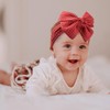 Esumun Baby Girls Waffle Knitting Hair Bow Headwrap, Wool Knitted