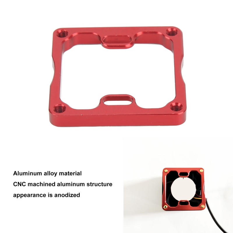 RC ESC Fan Base Anodized Treatment CNC Machined Aluminum Structure