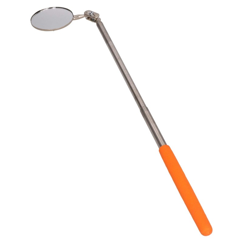 30mm + 50mm Round Circular Inspection Telescopic Extendable Mirrors 2pc