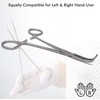 Multi-Use Locking Tweezers MIXTER Hemostat Forceps Half Serrated 6" Stainless