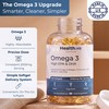 Healthivo® Omega 3 Fish Oil High-Strength 2000mg, UK Made -