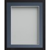 Frame Company Webber Black with Blue Mount, A4 for A5