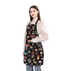 WSNANG Mushroom Apron with Pockets Mushroom Kitchen Cooking Apron Gardening