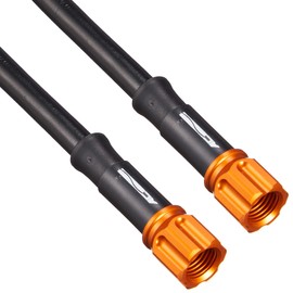 AC PERFORMANCELINE Universal Brake Hose Black Socket Gold Hose Total Length 31.9 inches (810 mm)