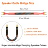 UCINNOVATE 4 Pieces 7.5 inches (19 cm) Speaker Jumper Cables