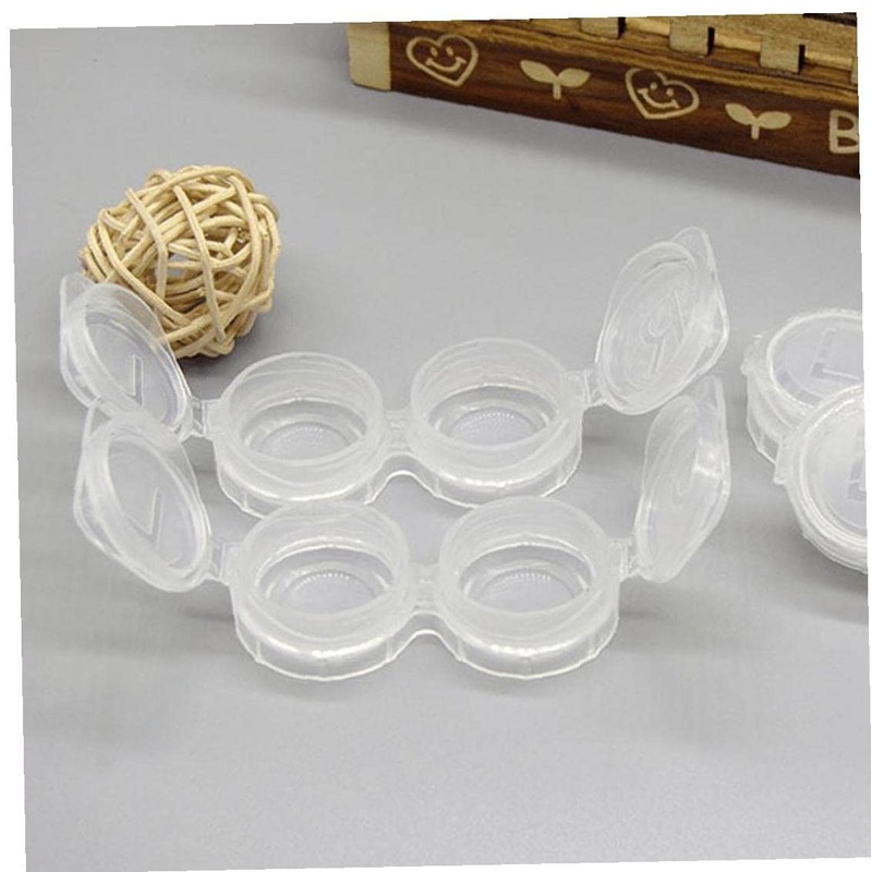 Dinntty Simple Contact Lens Case Box Eyewear Accessories Cute Travel